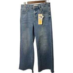 Risen Jeans High Rise Tummy Control Wide Leg Jeans Size 11/30 NWT